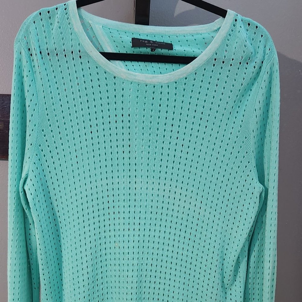 Rag And Bone flowy boho mint color
